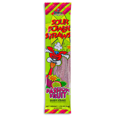 Sour Power Straws Passion Fruit - Sparty Girl