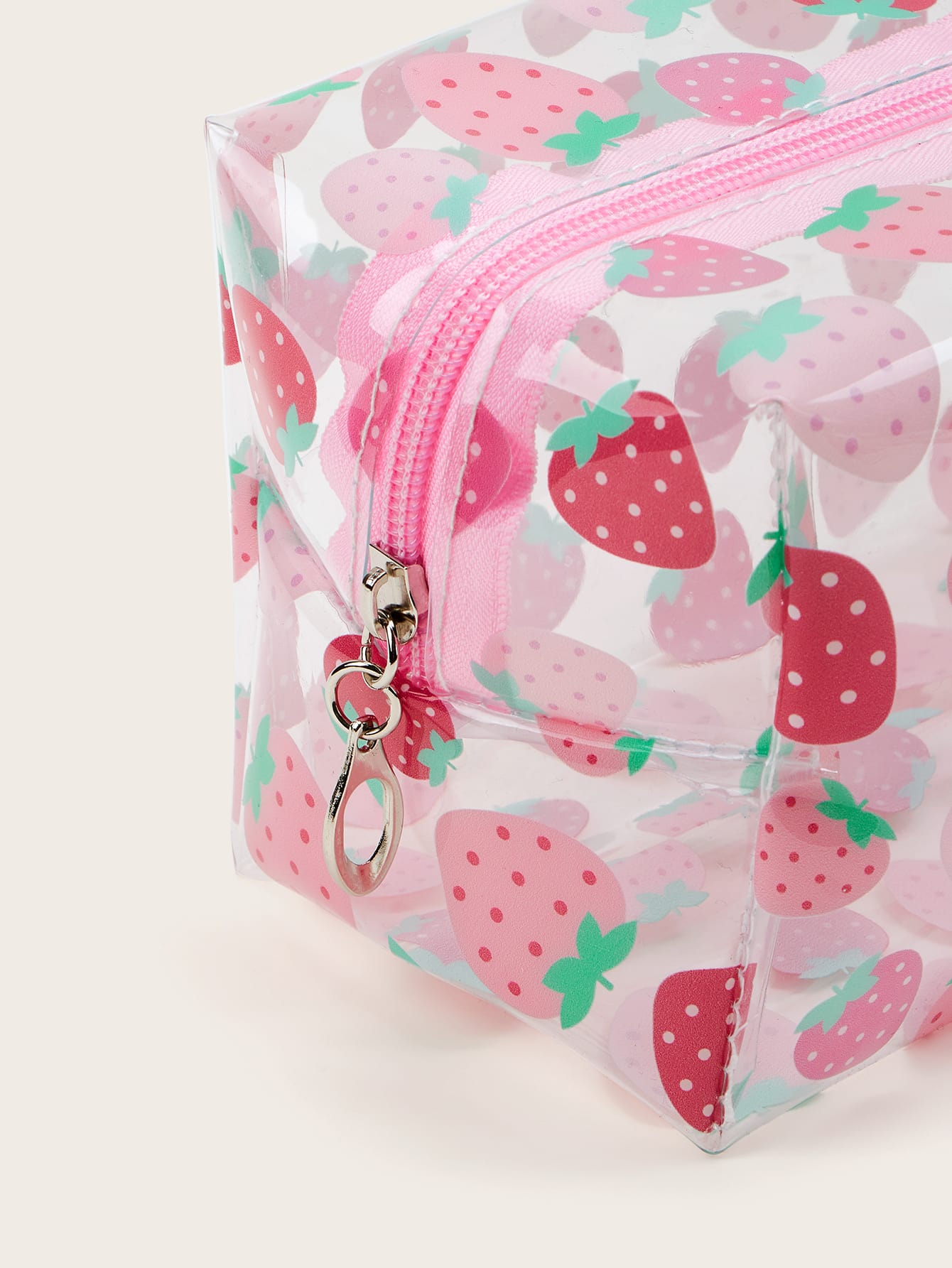 Strawberry Clear Product Bag - Sparty Girl