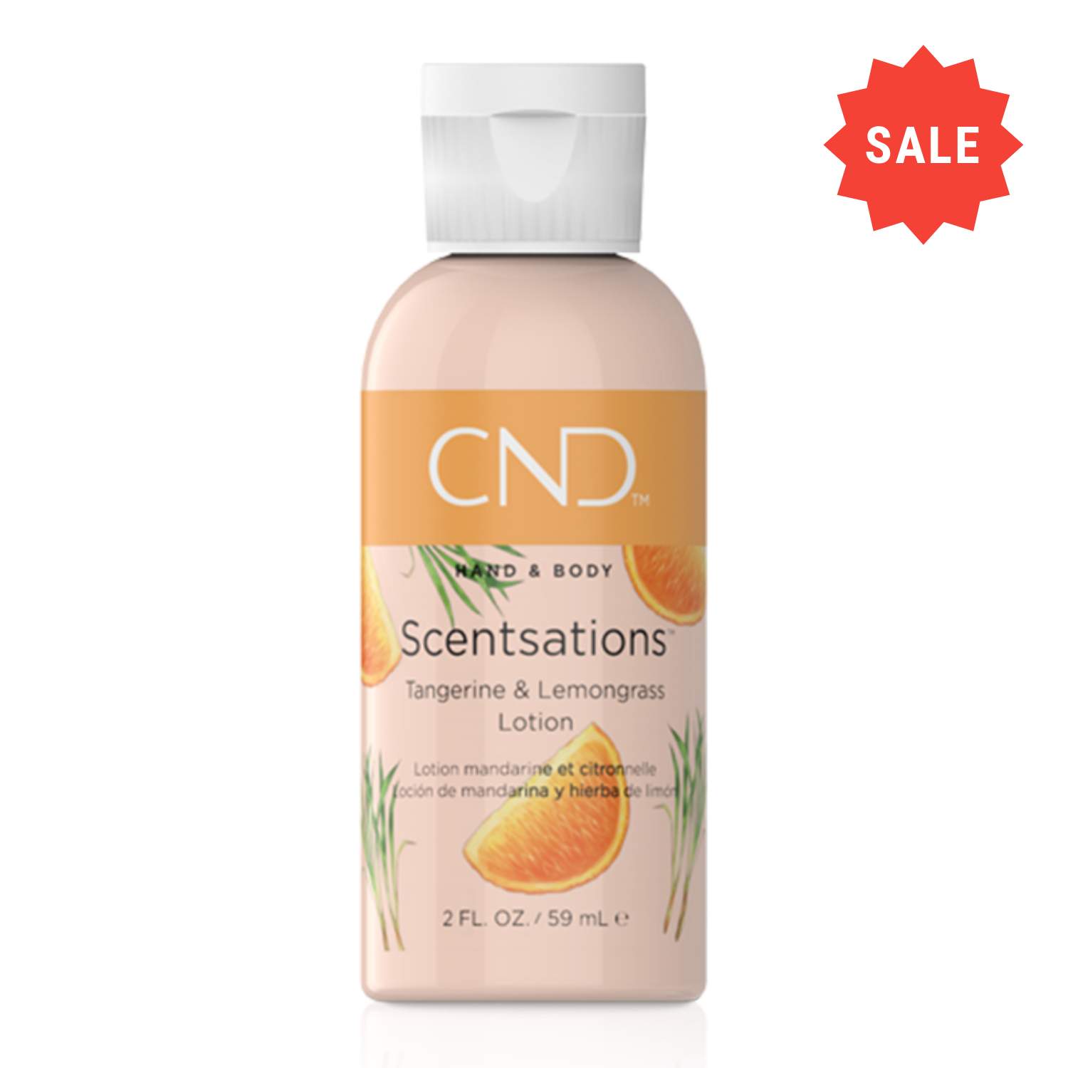 CND Scentsations Hand and Body Lotion- Tangerine & Lemongrass- 2oz - Sparty Girl