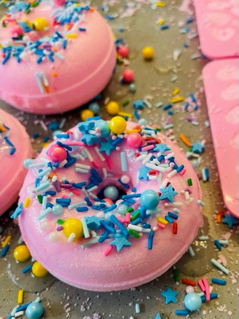 Birthday Donut Bath Bomb - Sparty Girl