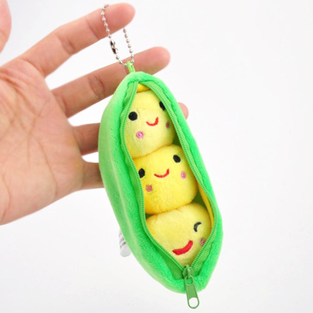 Peas In A Pod Plush Keychain - Sparty Girl